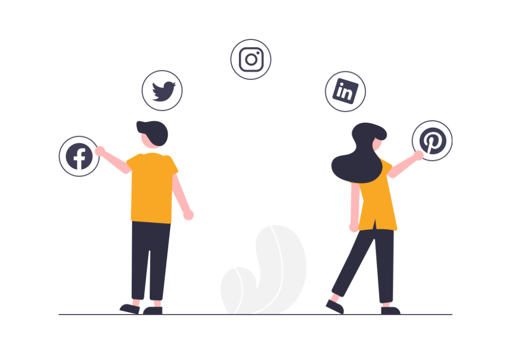 Social media illustration